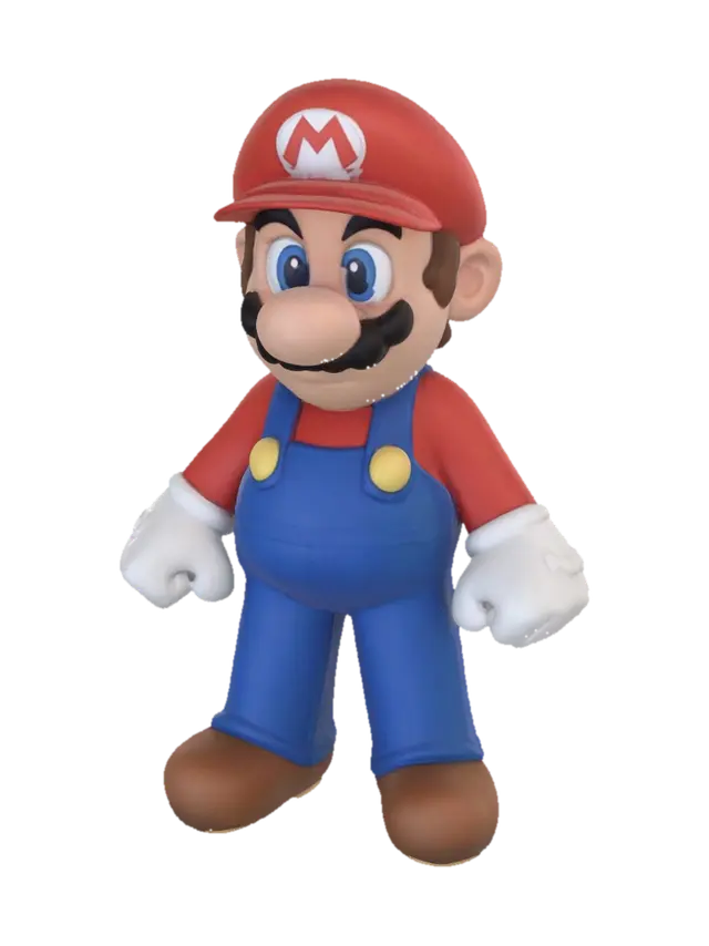 Mario - Plumber 3D model, AI generated