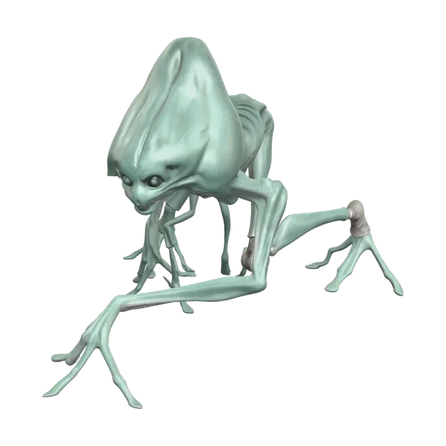 War Of The Worlds Tripod 3D model, vytvořený pomocí AI