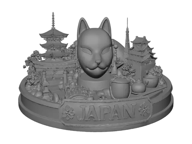 3D model for Kitsune of Japan