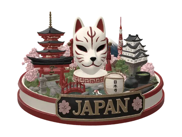 3D model for Kitsune of Japan