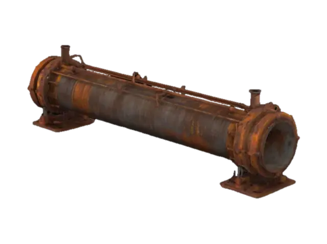 Rusty Cylinder - Pipe 3D model, vytvořený pomocí AI