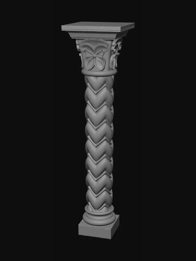 3D model for Solomonic Column