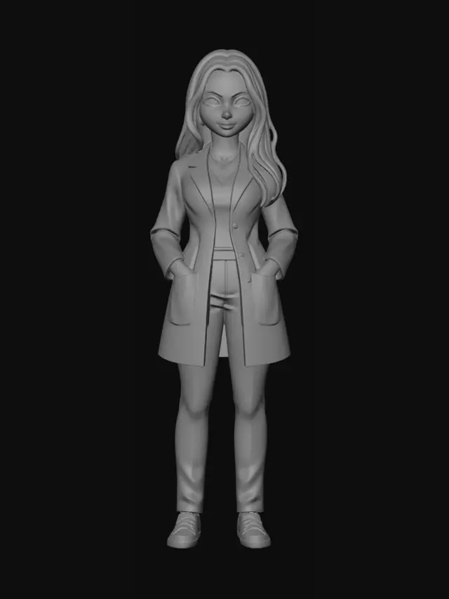 3D model for White Suit Executive