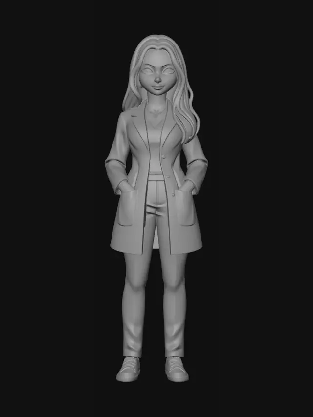 3D model for White Suit Executive