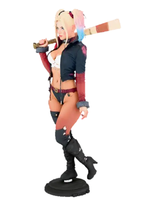 Harlequin Vibes - Themed 3D model, vytvořený pomocí AI