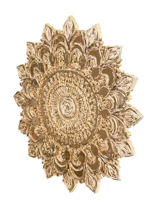Intricate mandala wall art with layered geometry for 3D printing. Design: circular… - Stl 3D model, vytvořený pomocí AI