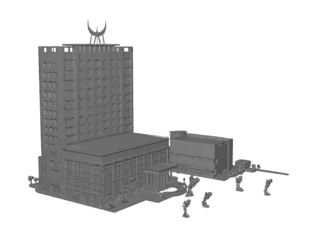 3D model for Mường Thanh Cà Mau Tower