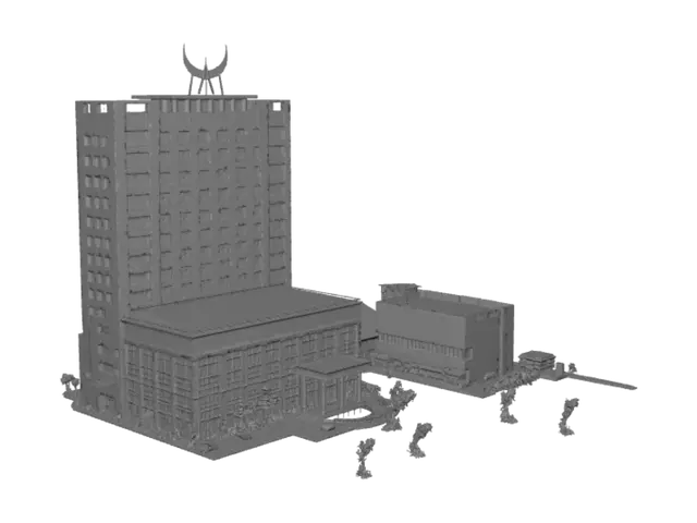 3D model for Mường Thanh Cà Mau Tower
