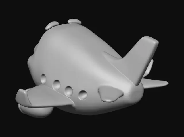 3D model for Smiling Toy Plane