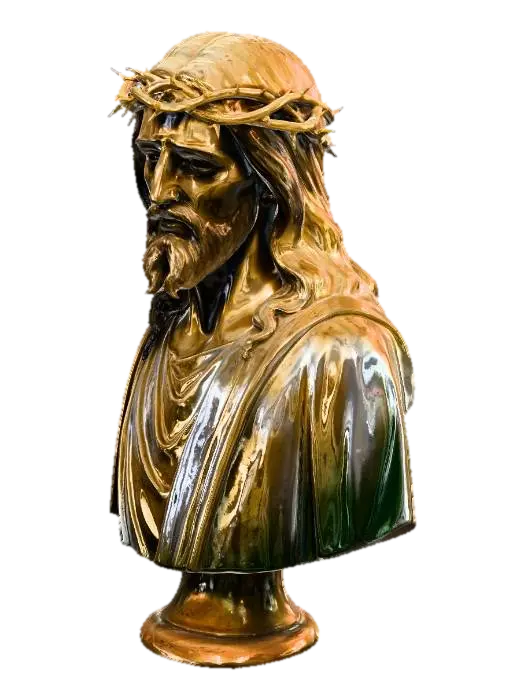 Jesus 3D model, vytvořený pomocí AI
