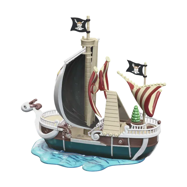 3D model for One Piece Ship