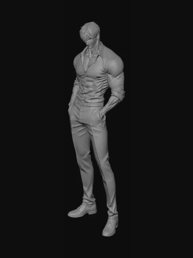 3D model for Two Faces, One Smile