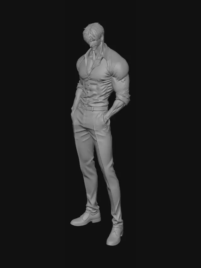 3D model for Two Faces, One Smile