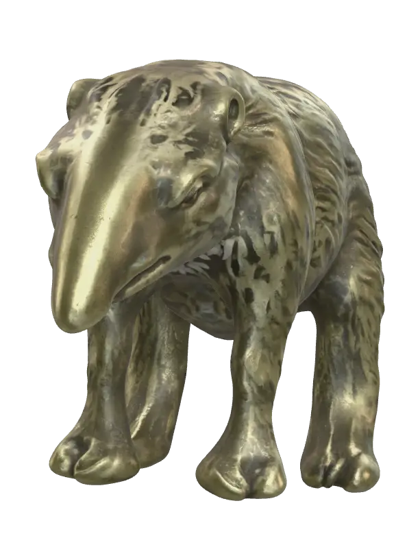 Ornate Tapir - Jewelled 3D-model, gegenereerd door AI