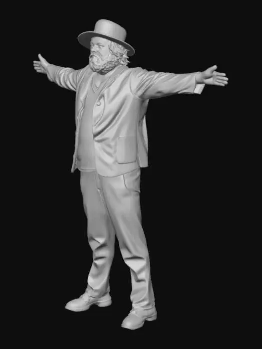 3D model for Zucchero Arms Open Wide