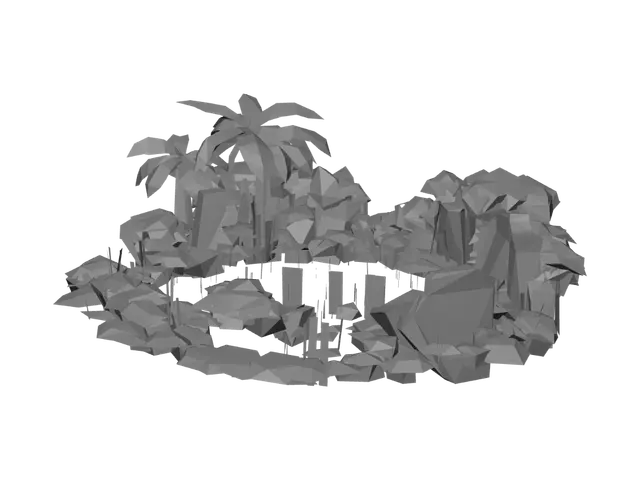 3D model for Azure Lagoon Ruins