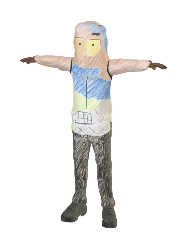 3D model for Arms Outstretched