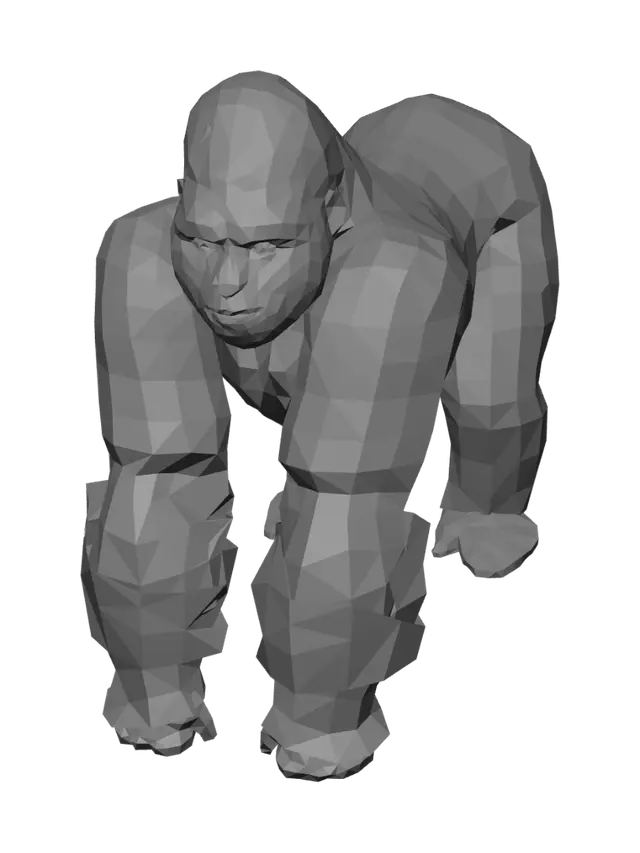 3D model for Gorilla Stance