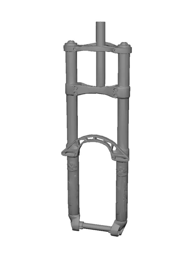 3D model for Dual-crown mountain bike fork