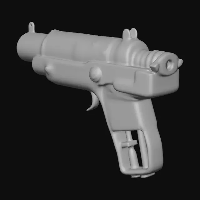 3D model for Blaster Pistol
