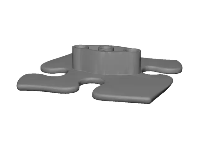 3D model for Emerald Green Puzzle Piece
