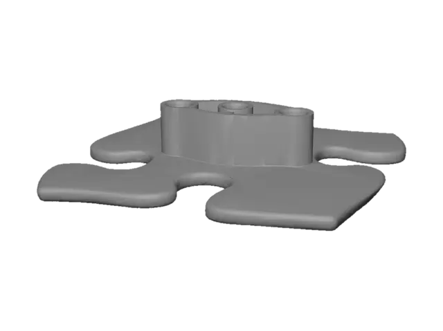 3D model for Emerald Green Puzzle Piece