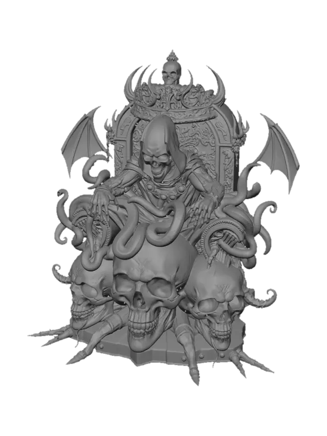 3D model for The Bone Throne