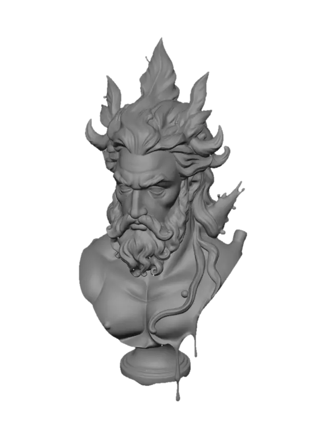 3D model for Melting Marble Titan