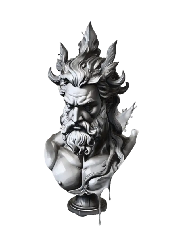 3D model for Melting Marble Titan