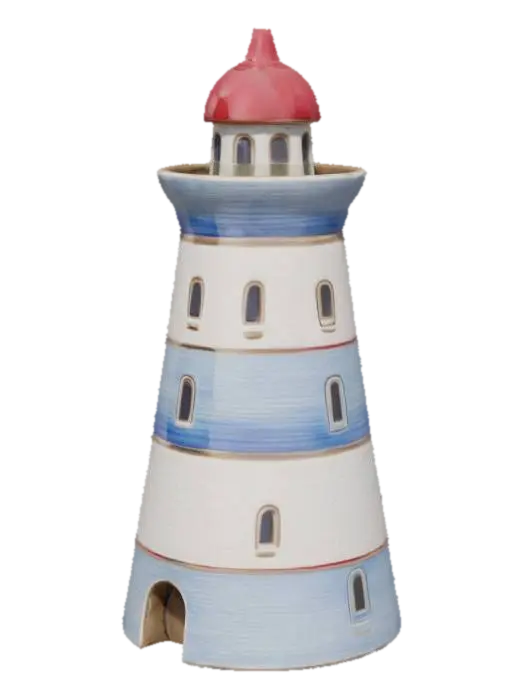 Serene Lighthouse Model - Beacon 3D model, AI generated