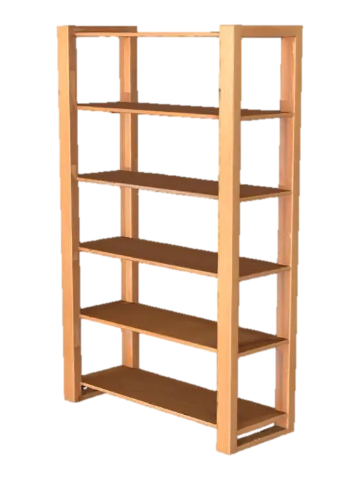 Bookshelf Essence - Shelf 3D model, vytvořený pomocí AI