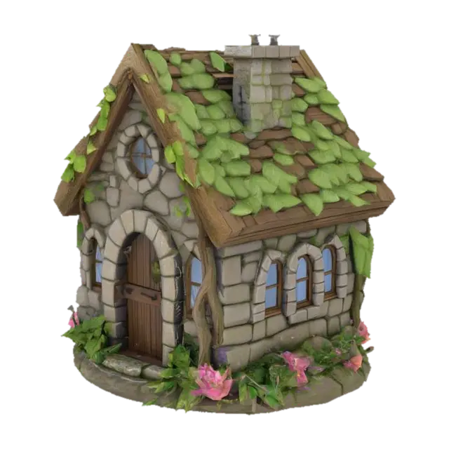 3D model for Enchanted Cottage