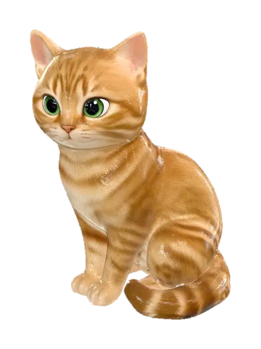 Modello 3D bu kediyi aynen istiyorum - Catmodel, generato dall’IA