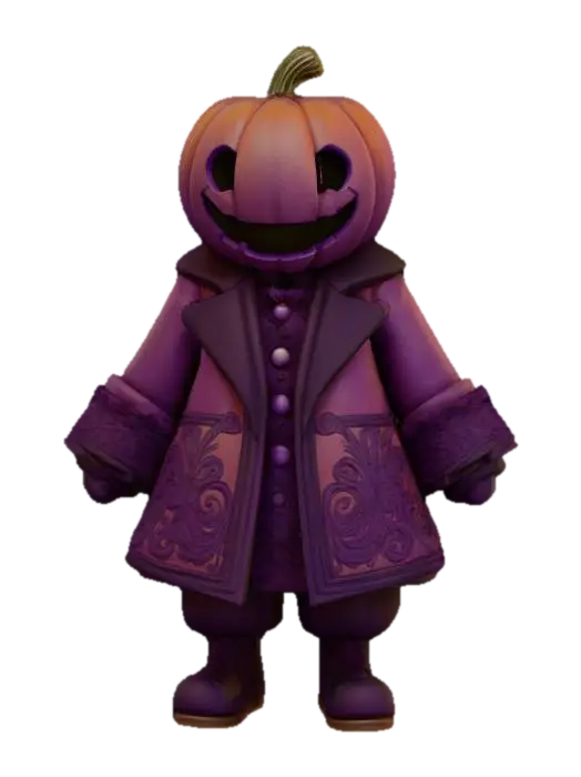 3D model for Pumpkin Prince, #Halloween2025#