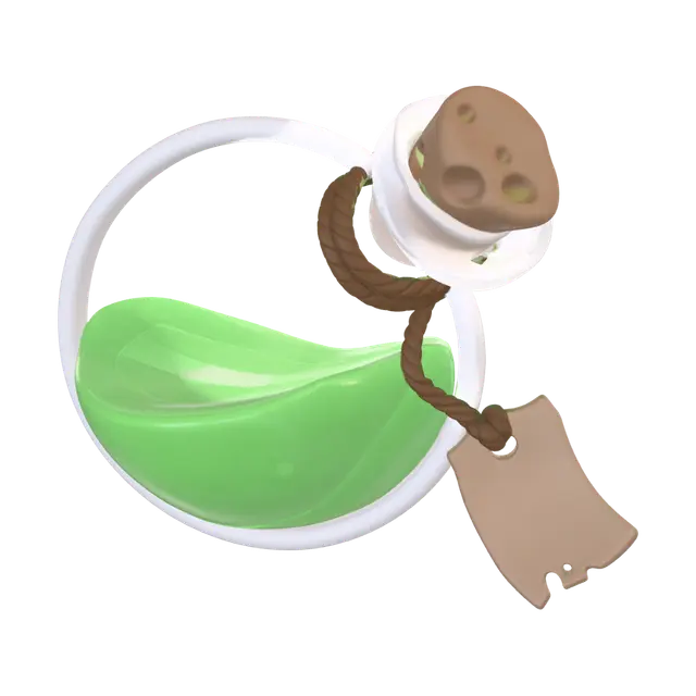 3D model for Green Tea in a Cup