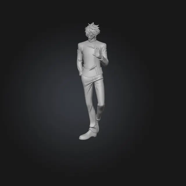 Gojo Aut Model Free Gojo 3D Models - Download Instantly | Meshy