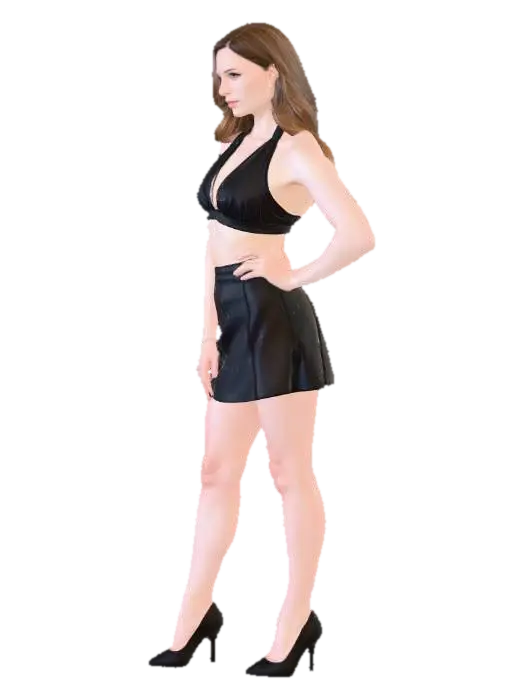 Bold in Black - Contrast 3D model, vytvořený pomocí AI