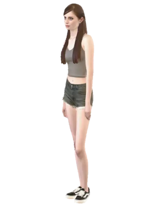 3D model for Casual Summer Look