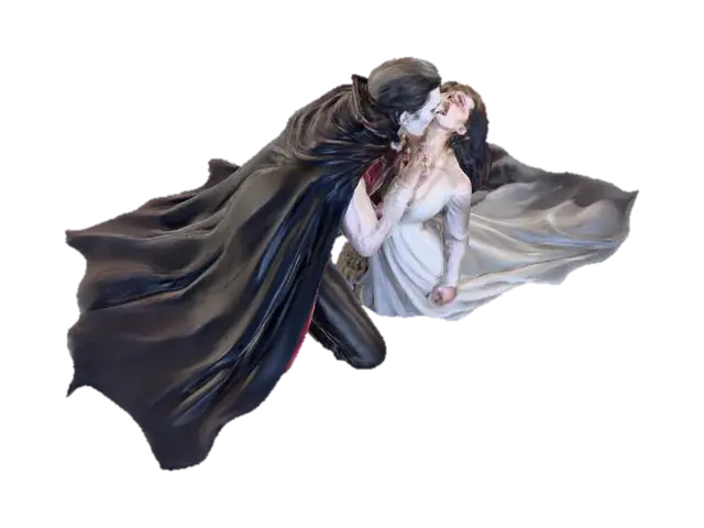Modelo 3D de Vampire's Embrace, #Halloween2025# - Femalefigure, gerado por IA