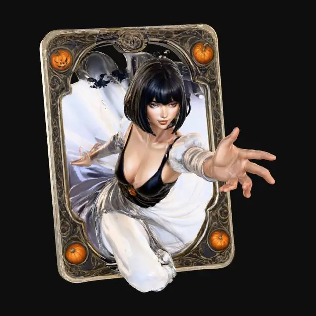 3D model for Enchantress Card XI, #Halloween2025#