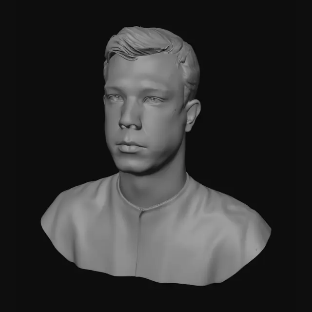3D model for Close-up Portrait of a Man