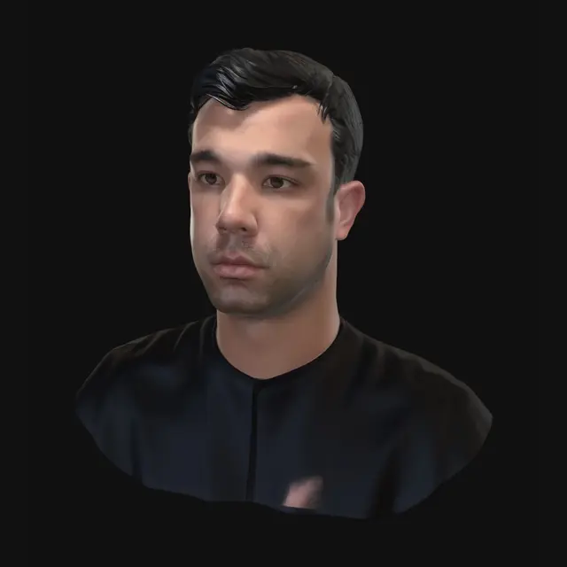 3D model for Close-up Portrait of a Man
