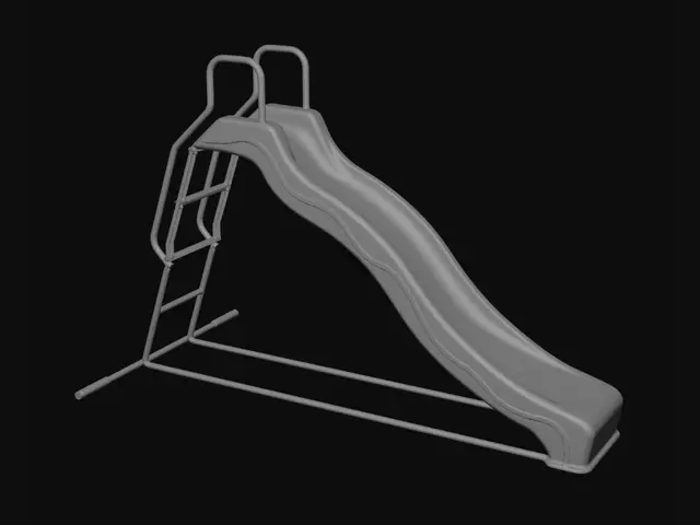 3D model for Green Slide in an Open Field