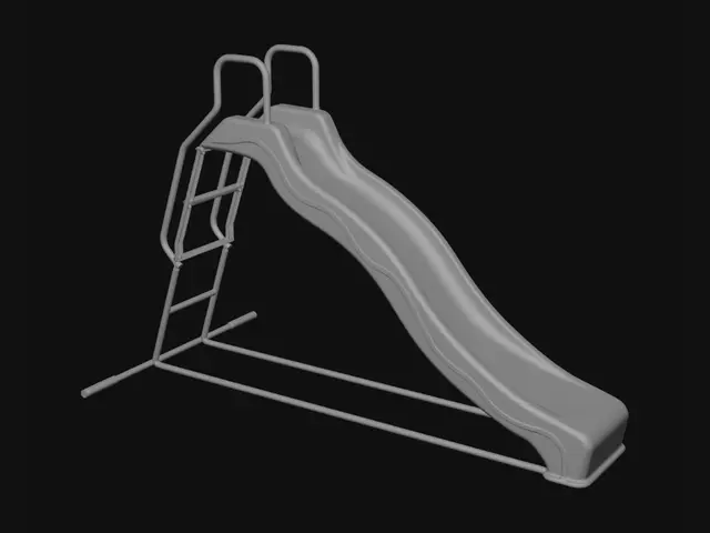 3D model for Green Slide in an Open Field