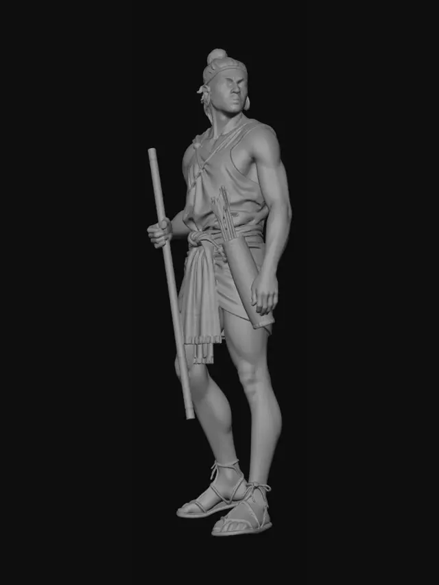 3D model for The Tribal Hunter
