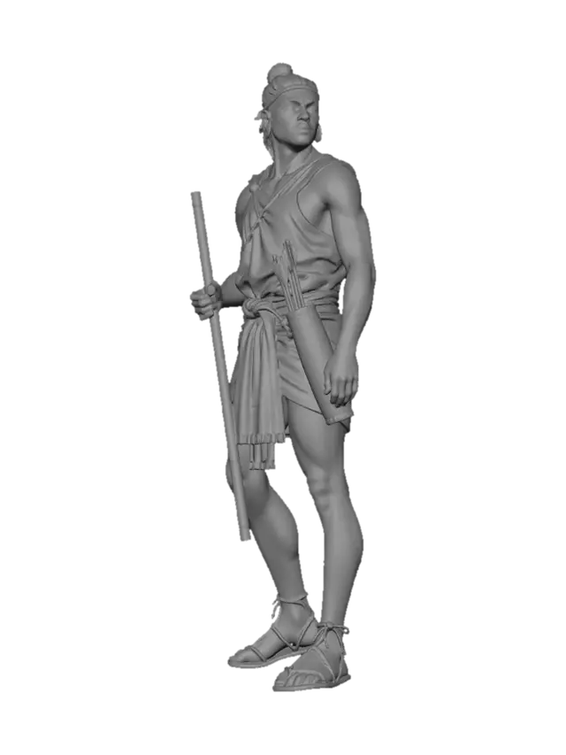 3D model for The Tribal Hunter