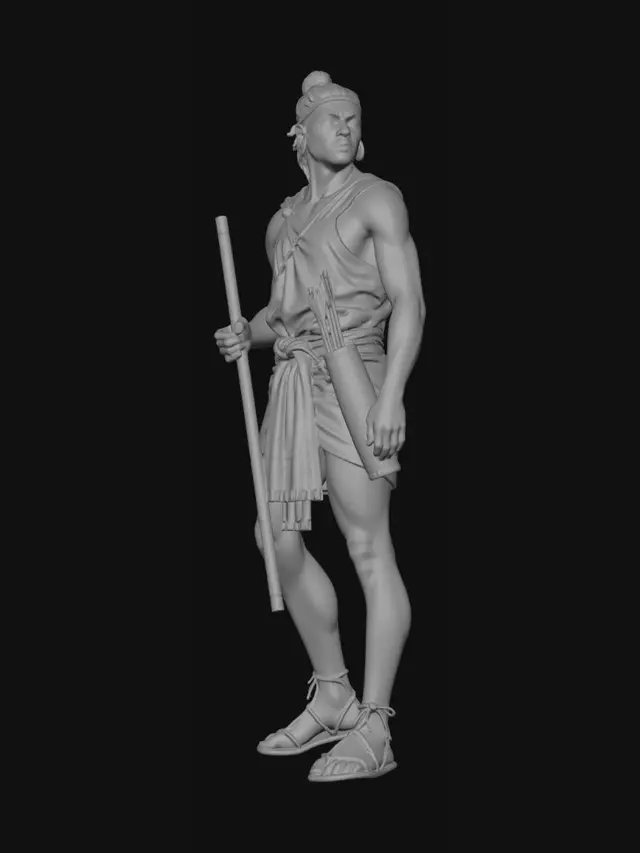 3D model for The Tribal Hunter