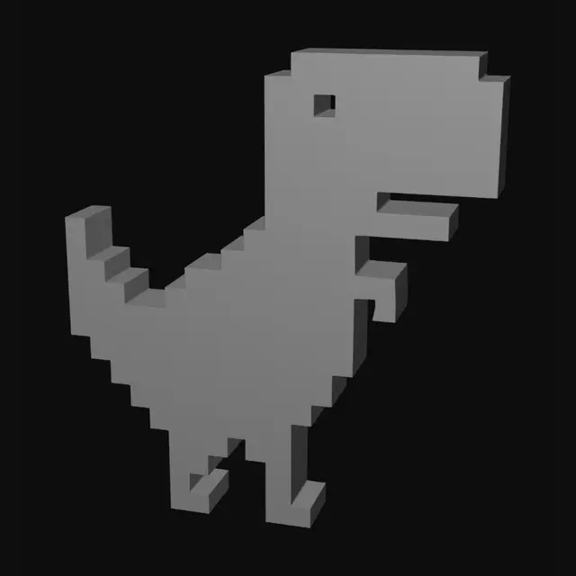 3D model for Pixel Rex