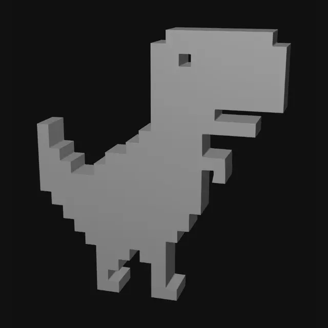 3D model for Pixel Rex