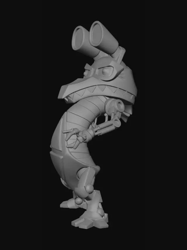 3D model for Timber Dragon Automaton